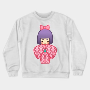 Kokeshi Doll Crewneck Sweatshirt